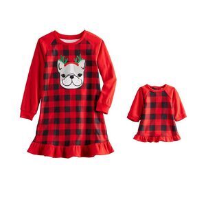 Toddler Girls Jammies for Your Families  Nightgown & Matching Doll Gown 2T NWT